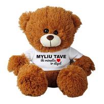 Pliušinis meškiukas „Myliu tave iki mėnulio ir atgal“