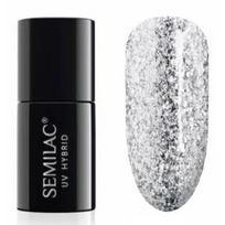 Ilgalaikis hibridinis nagų lakas Semilac, 292 Silver Shimmer, 7 ml