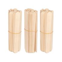 Didelės medinės mentelės 150x18x1,8 mm - 150 vienetų