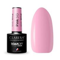 Ilgalaikis hibridinis nagų lakas Claresa, Pink 513, 5 g
