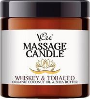 Masažinė žvakė Vcee Whiskey & Tobacco 80 g