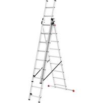 Laiptai derinami ProfiStep Combi / aliuminis / 3x9 pakopos