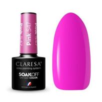 Ilgalaikis hibridinis nagų lakas Claresa, Pink 547, 5 g