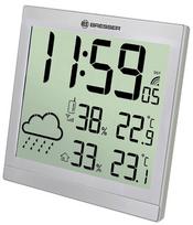 Sieninė meteorologinė stotelė Bresser TemeoTrend JC LCD RC, sidabrinė