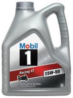 Motociklų variklių alyva Mobil 1 Racing 4T 15W-50, 4L