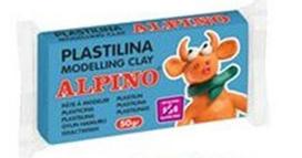 Plastilinas Alpino, mėlynas, 50g