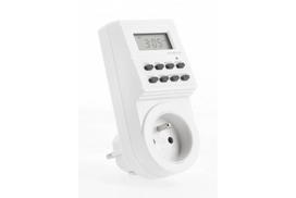 GTV 24h/7 elektroninis programuojamas laikmatis, baltas, PC-ELE724-00