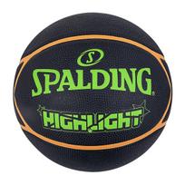 Krepšinio kamuolys Spalding Highlight, 7 dydis, juodas/žalias