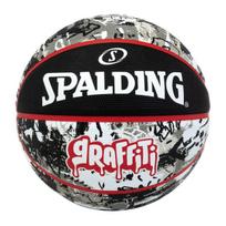 Krepšinio kamuolys Spalding Graffity, 7 dydis, juodas/raudonas