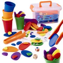 Kūrybinis akmenukų rinkinys Montessori