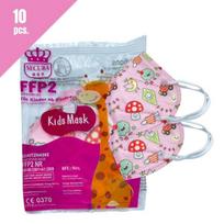 Vaikiškas respiratorius FFP2, 10 vnt.