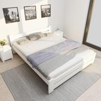 Lova su čiužiniu HARMONIJA RS 120x200 Balta