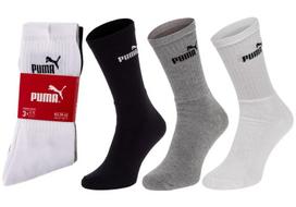 Vyriškos kojinės Puma 3 poros, juodos / pilkos / baltos 883296 10 41066