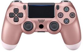 Games World PS4 Doubleshock 4 V2 bevielis žaidimų pultelis / valdiklis, rožinis, rose gold, skirtas PS4 / PS5 / Android / iOS