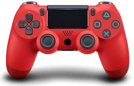 Games World PS4 Doubleshock 4 V2 bevielis žaidimų pultelis / valdiklis, raudonas, skirtas PS4 / PS5 / Android / iOS