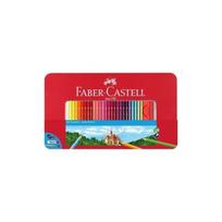 Spalvoti pieštukai Faber-Castell, 60 spalvų, metalinėje dėžutėje