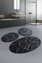Vonios kilimėlių komplektas Marble, 3 vnt.