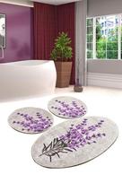 Vonios kilimėlių komplektas Lavender, 3 vnt.