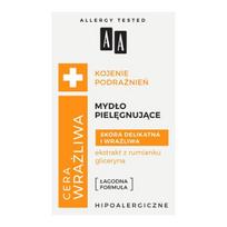 Muilas gležnai ir jautriai odai AA Sensitive Skin Soothing Irritations, 90g