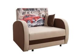Miegamasis fotelis Lola Car, smėlio/ruda