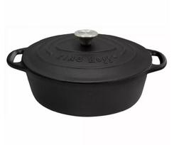 ketaus geležinė keptuvė 33cm 6,2l kinghoff kh-1531