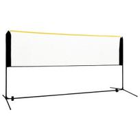 Reguliuojamas badmintono tinklas, 300x103x94–158 cm, metalas