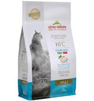 Sausas ėdalas katėms su menke, Almo Nature HFC Adult Sterilized Cat, 1,2 kg