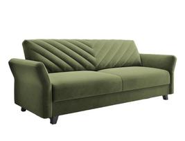 Trivietė sofa - lova Rona. žalia