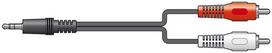 Skytronic CX405-1 kabelis 3,5 stereo-2RCA 1,5 m, CX405