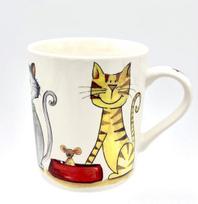 Keramikinis puodelis su katinu, 250 ml.