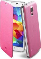 Cellular Line Mobilusis Samsung Galaxy S5 dėklas, atverčiama knyga, rožinė