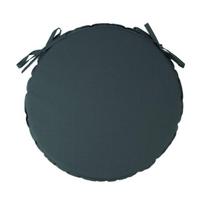 Pagalvė kėdei Home4You Ohio-2, 38 cm, tamsiai pilka
