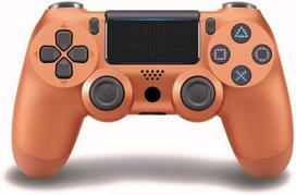 Games World PS4 Doubleshock 4 V2 bevielis žaidimų pultelis / valdiklis, rudas ( Metallic Copper), skirtas PS4 / PS5 / Android / iOS