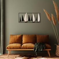 Metalinė sienos dekoracija, 40 x 91 x 5 cm