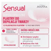 Veido plaukų šalinimo juostelės Joanna Sensual, 12 vnt.