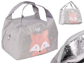 Izoliuotas termo maišelis pusryčių pietums fox pink