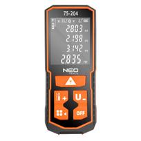 Lazerinis atstumo matuoklis, veikimo nuotolis 60 m, IP54. NEO 75-204