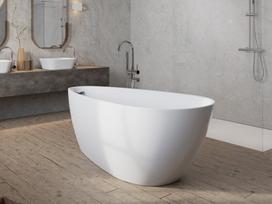 Vonia Besco Goya A-Line 160, su chrome sifono dangteliu