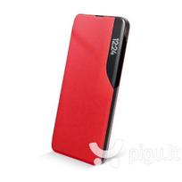 Dėklas telefonui Smart View Magnet, skirtas Xiaomi Redmi Note 11T 5G / Poco M4 Pro 5G, raudonas