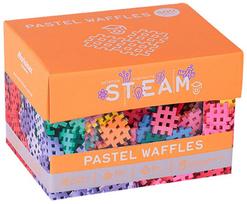 Konstruktorius - Marioinex Mini Waffle konstravimo blokeliai (500 vnt., pastelinių spalvų)
