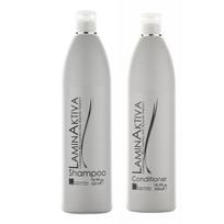 Keratino terapijos rinkinys plaukams LAMINAKTIVA: šampūnas 500 ml + kondicionierius 500 ml