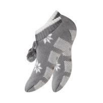 Trumpos, žieminės namų kojinės su ABS Footstar 60758, pilkos
