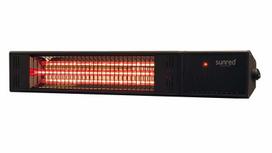 Sieninis infraraudonųjų spindulių terasos šildytuvas Sunred Fortuna Wall RDS-15W-B
