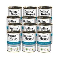 Konservai šunims su upėtakiu Dolina Noteci Premium, 12x400 g