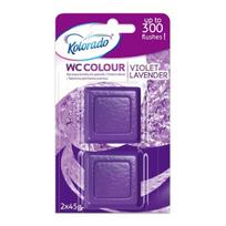 Tualeto bakelio tabletės WC Colour Lavender 2 vnt