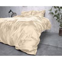 Sleeptime šilko patalynės komplektas, kremas, šilko mikropluoštas, 140x220 cm