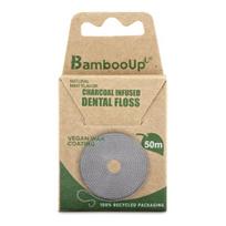 Aktyvuotos anglies dantų siūlas Bamboo-Up, 50 m