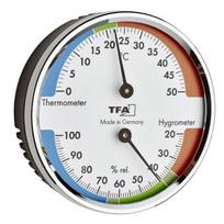 Termo-higrometras su metaliniu žiedu TFA 45.2040.42