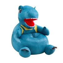 Vaikiškas pufas/kėdė - Mėlynas DINO