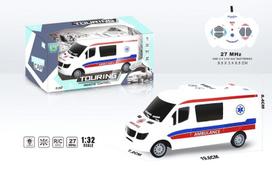 Greitosios pagalbos automobilis 1:32 su nuotolinio valdymo pultu